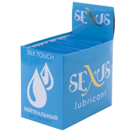 Набор из 50 пробников увлажняющей гель-смазки на водной основе Silk Touch Neutral по 6 мл. каждый